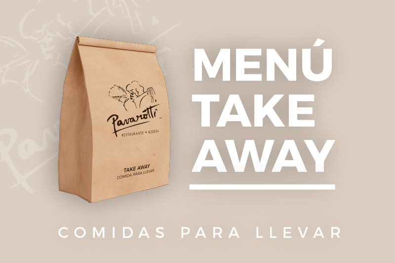 Menú Take Away Pavarotti